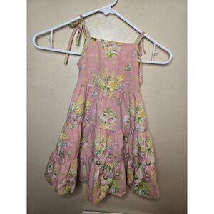 April Cornell Toddler Floral Tiered Sundress Size 2 Classic Summer